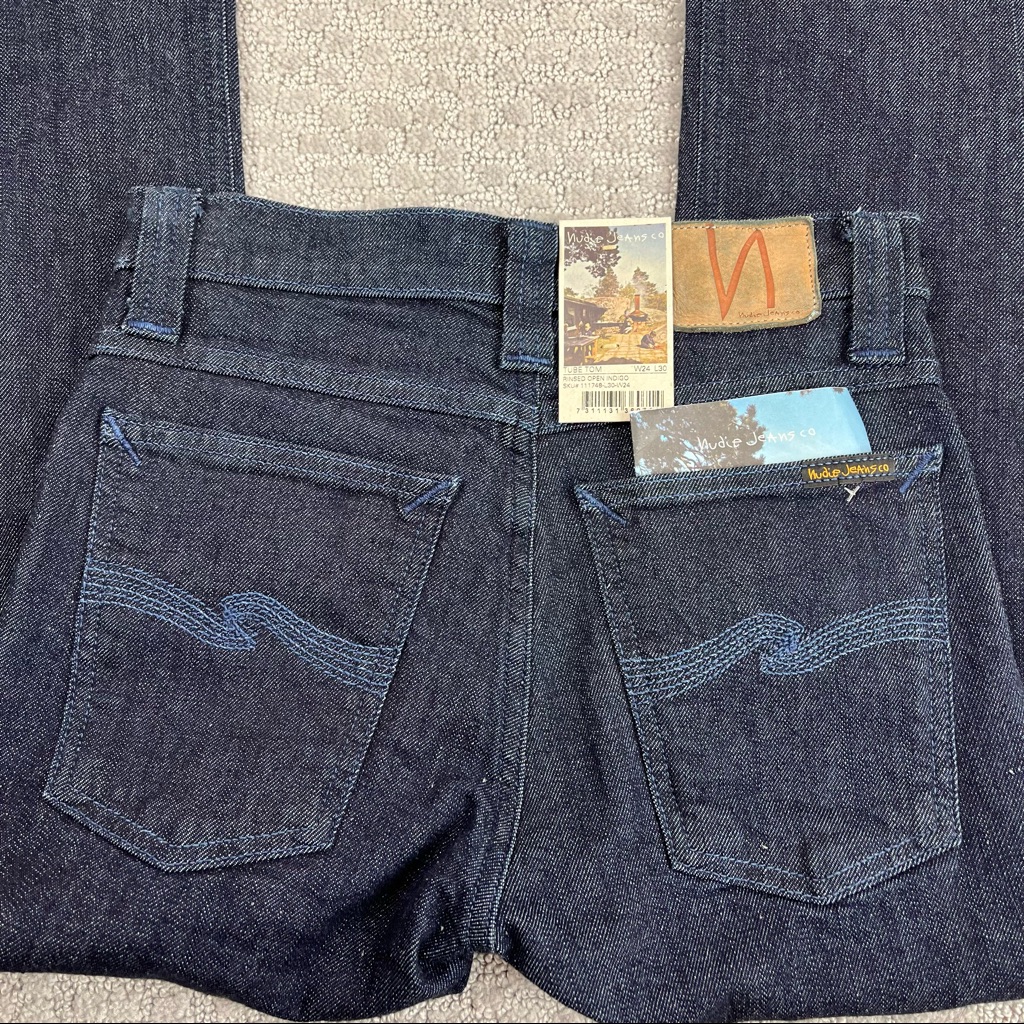 Nwt Nudie Jeans Co. Tube Tom Rinsed Open Indigo W24 L30 — image 3 of 8